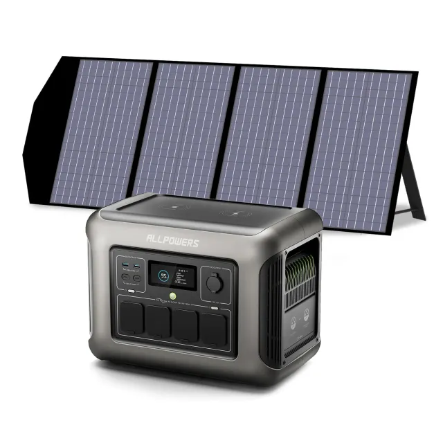 Allpowers R1500 Powerstation mit 140W Solarpanel 1152Wh