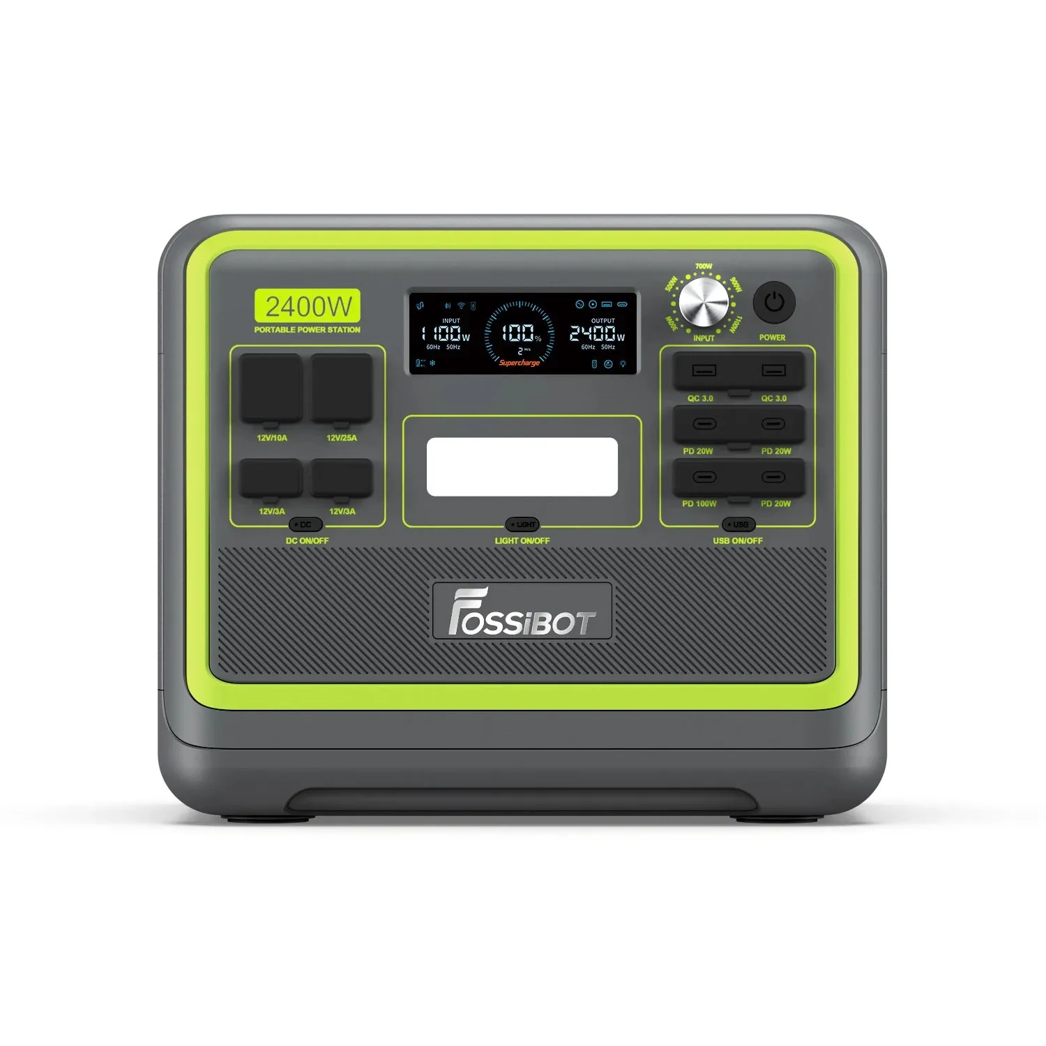 FOSSIBOT F2400 Solargenerator 2400W mit 1x SP200 200W