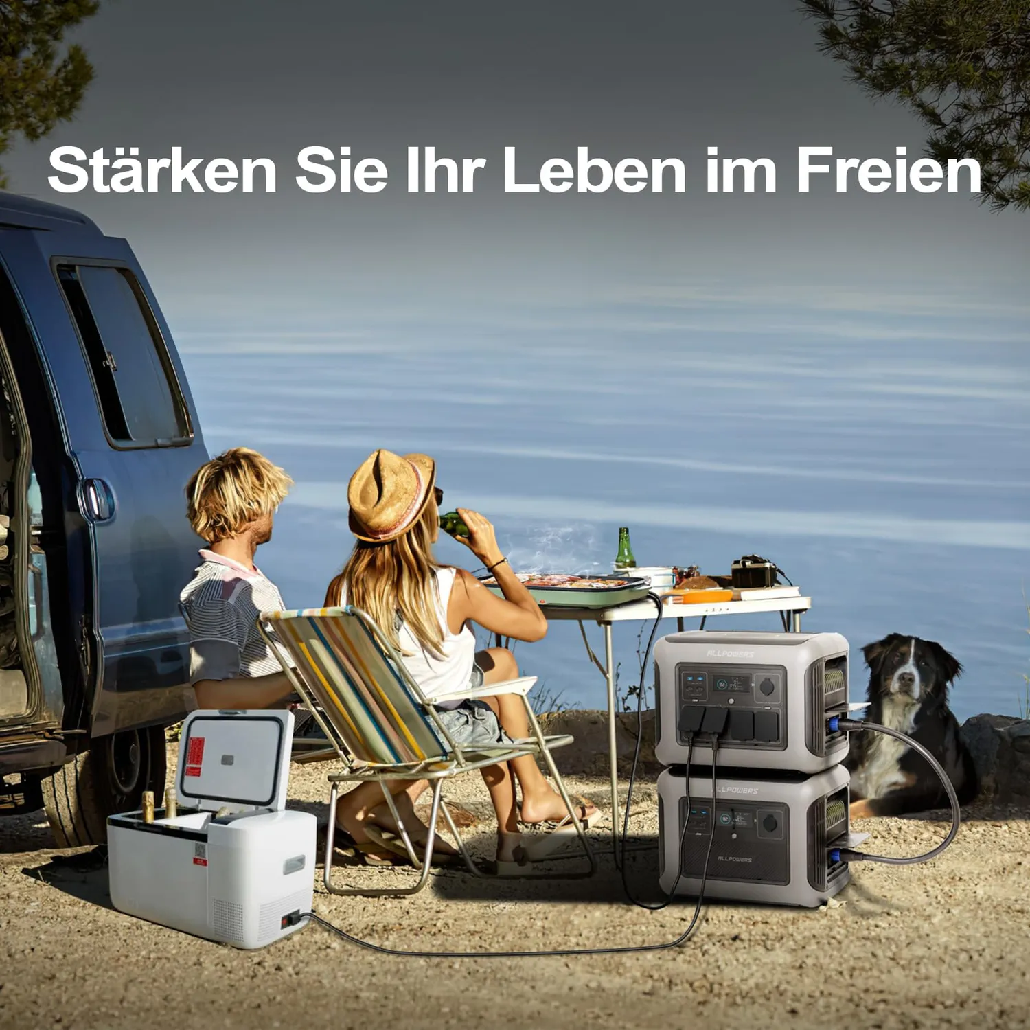 Allpowers B1000 Zusatzbatterie 1152Wh für R1500 R2500 LiFePO4