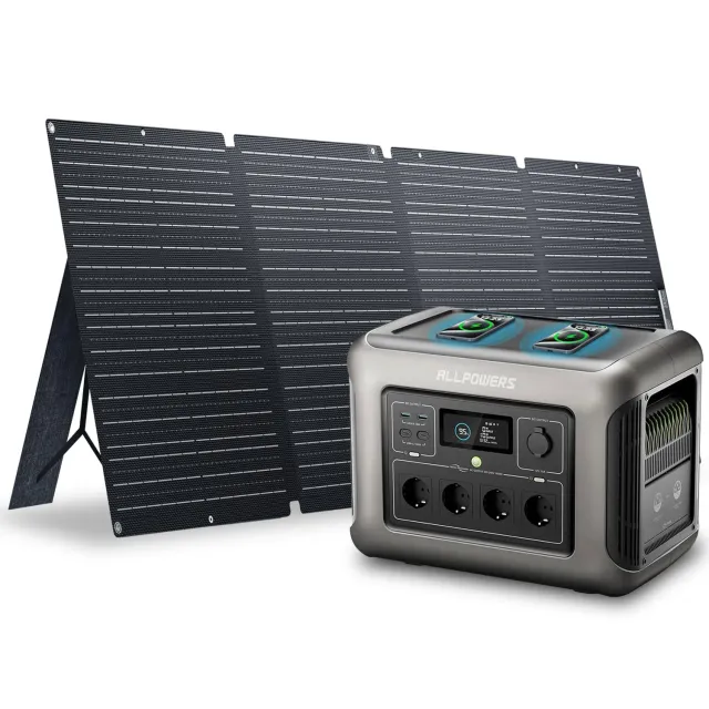 ALLPOWERS R1500 Powerstation 1152Wh mit 200W Panel