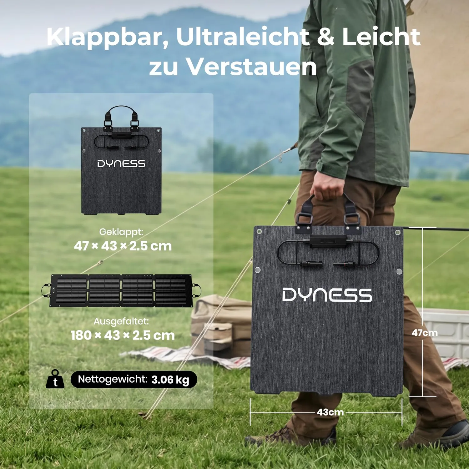 Dyness 100W Solarpanel faltbar ETFE