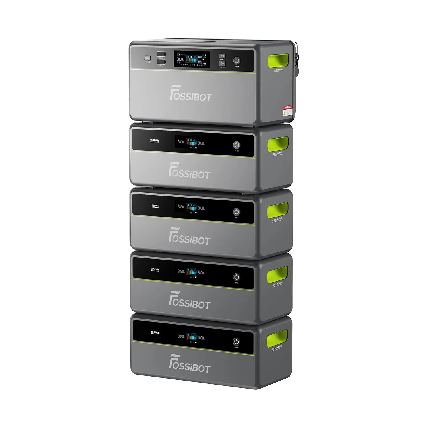 FOSSIBOT FBP1200 Balkonkraftwerk Speicher ohne Akku 1200W