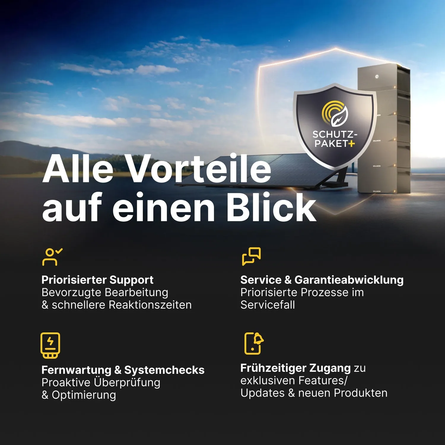 Solakon Schutzpaket+ Service-Upgrade 1 Jahr Premium