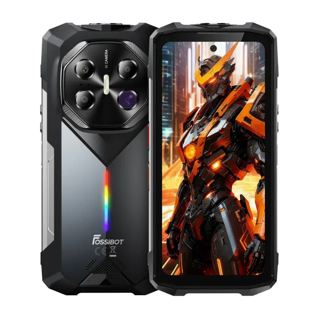 FOSSIBOT F113 Outdoor Handy Grau 256GB 20000mAh