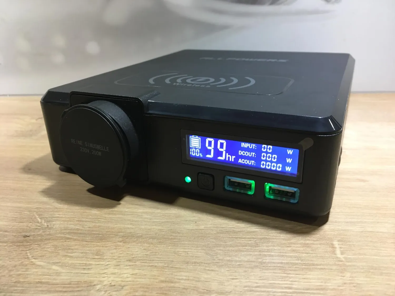Allpowers 200W Powerstation 154Wh kabellos mini