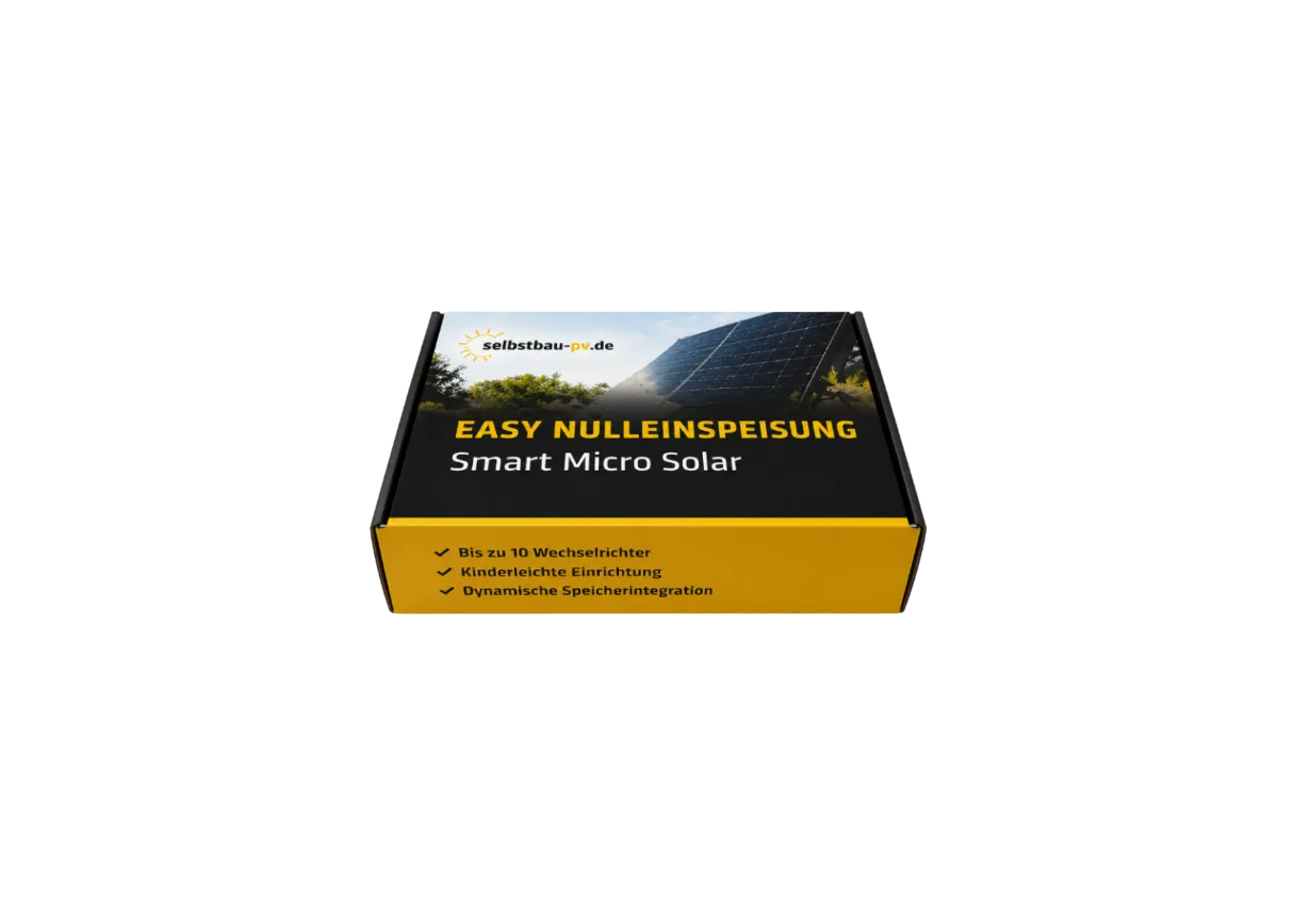 SELBSTBAU-PV Smart Micro Solar Nulleinspeisung Controller Balkon