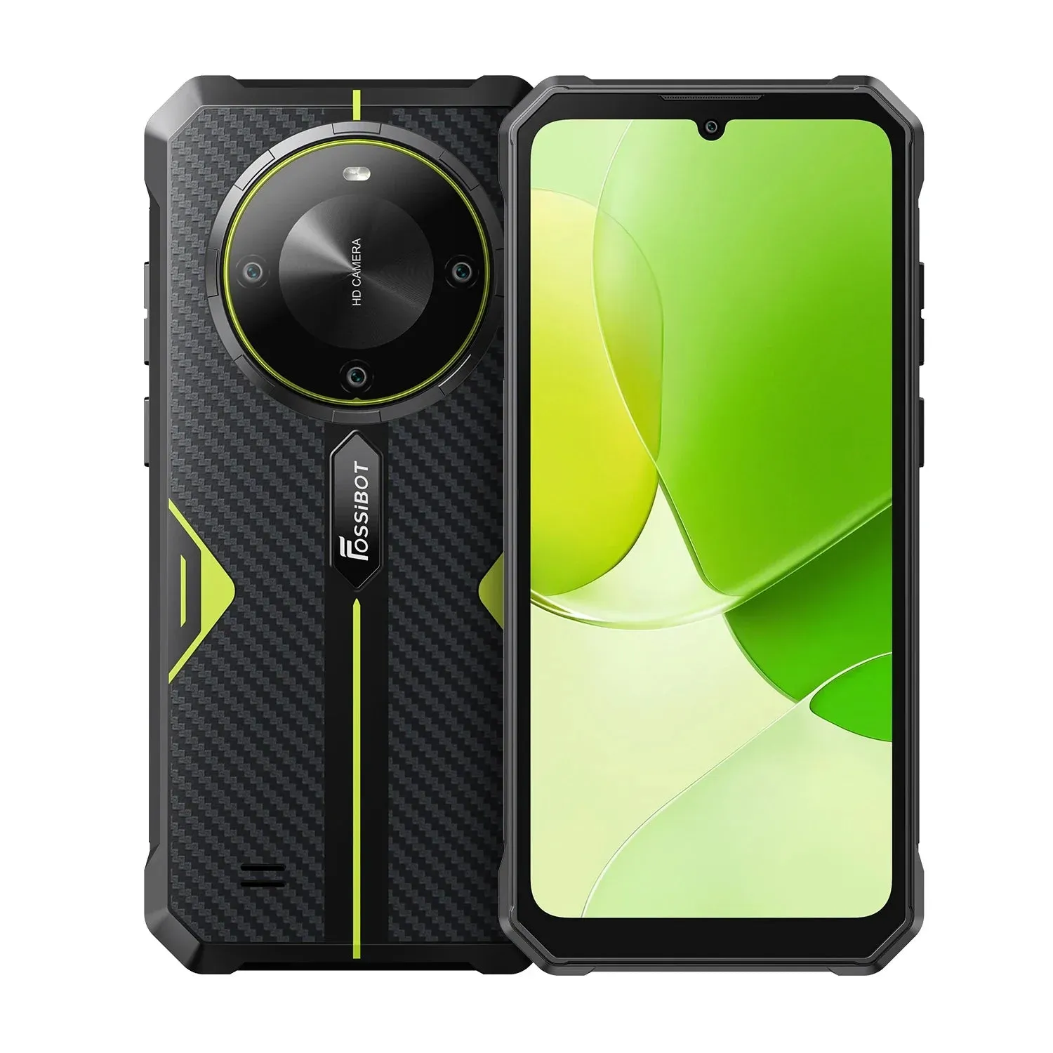 FOSSIBOT F105 Outdoor Handy 64GB Schwarz robust