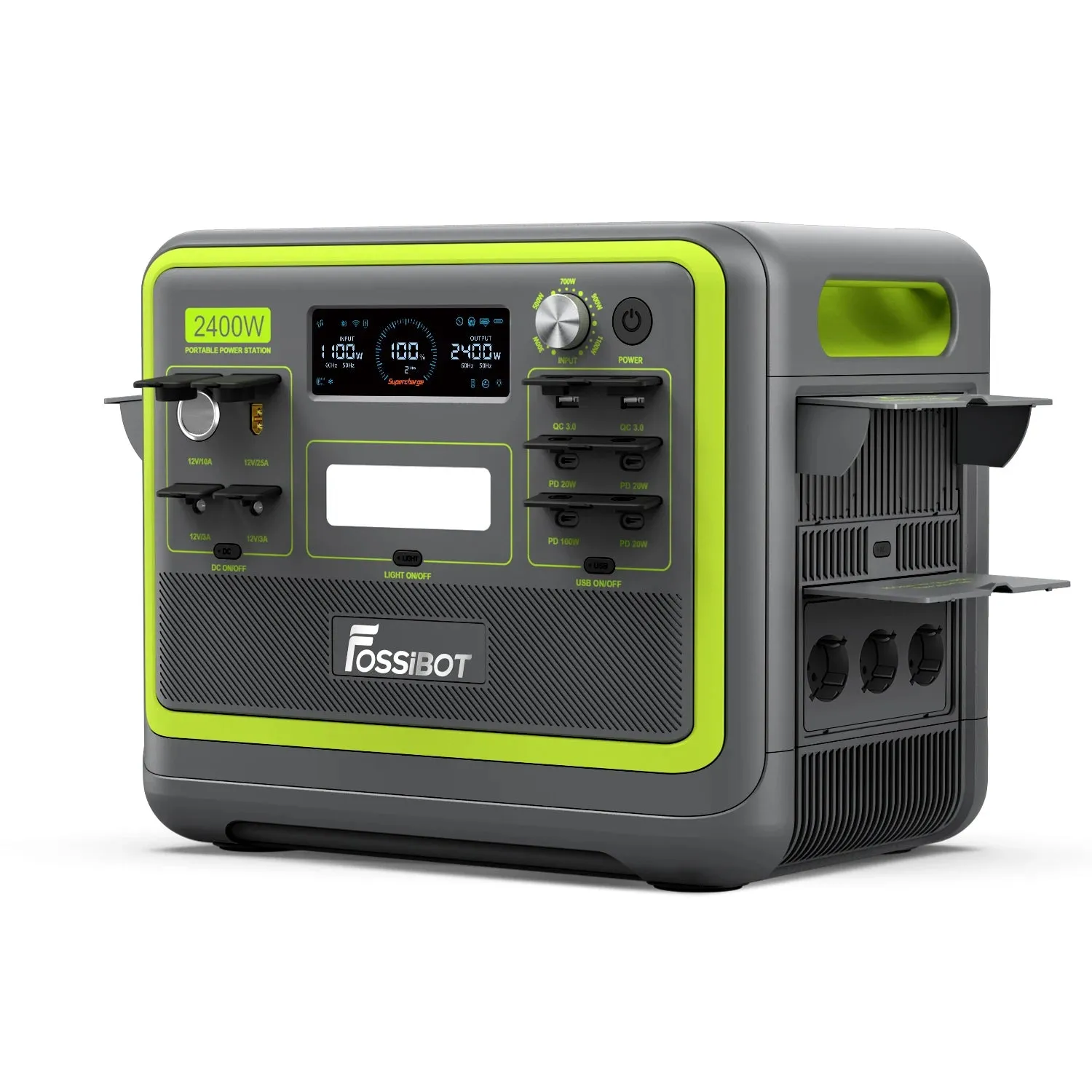 FOSSiBOT F2400 Powerstation 2048Wh Schwarz ohne Solar