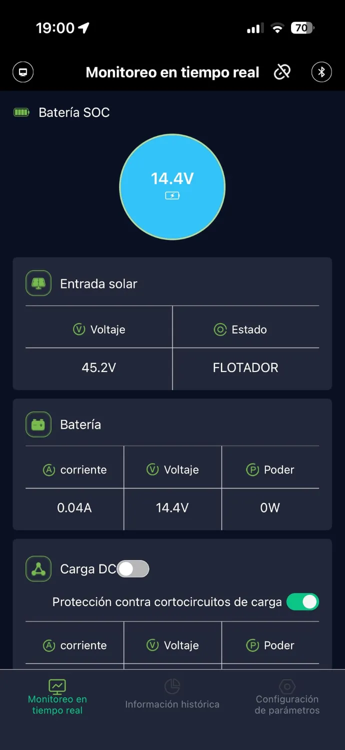Dyness MPPT Solarladeregler 40A 12V/24V Bluetooth