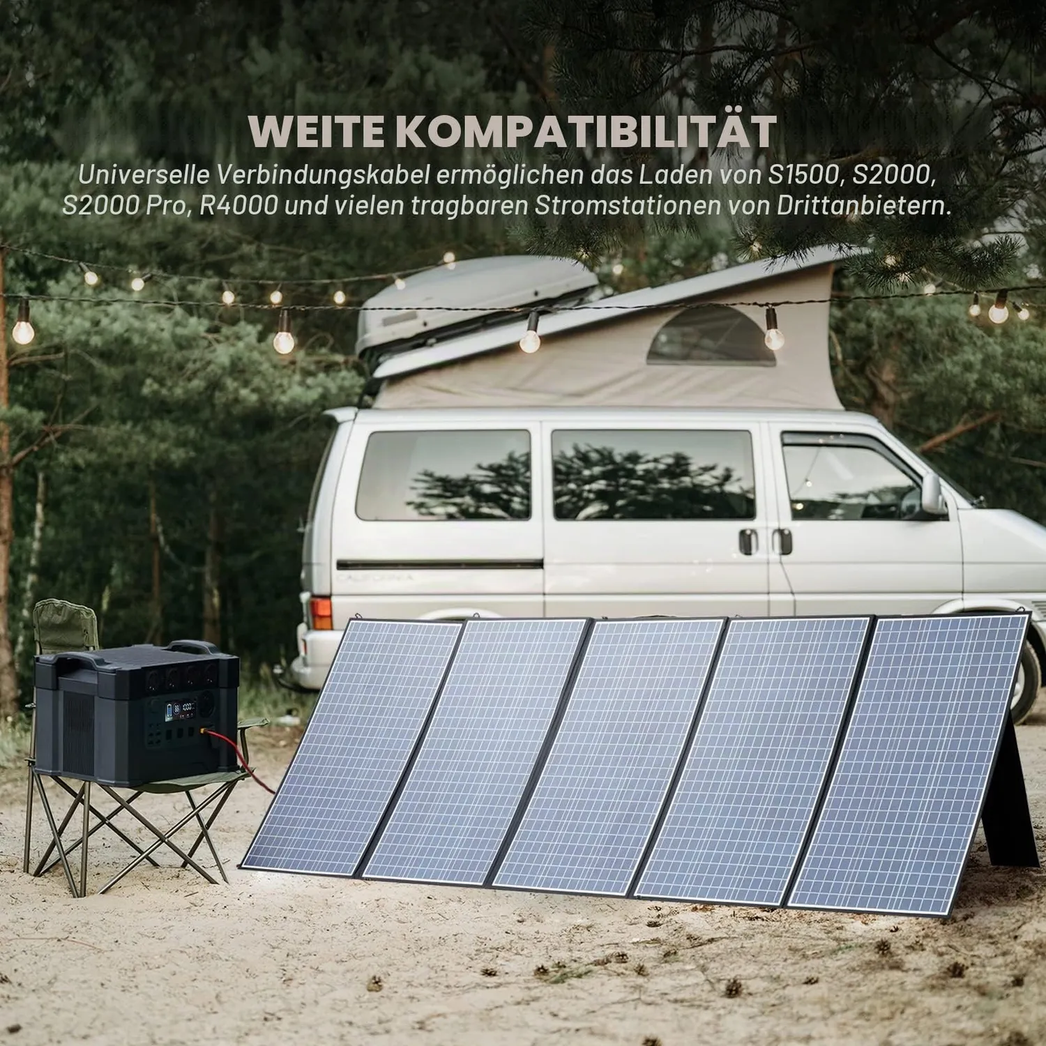 Allpowers 400W Solarpanel faltbar IP67 ETFE