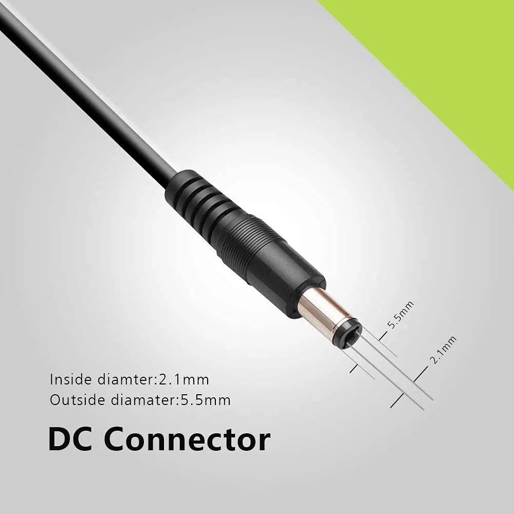 ALLPOWERS Autoladekabel 12V-24V DC 5,5x2,1mm 1,5m