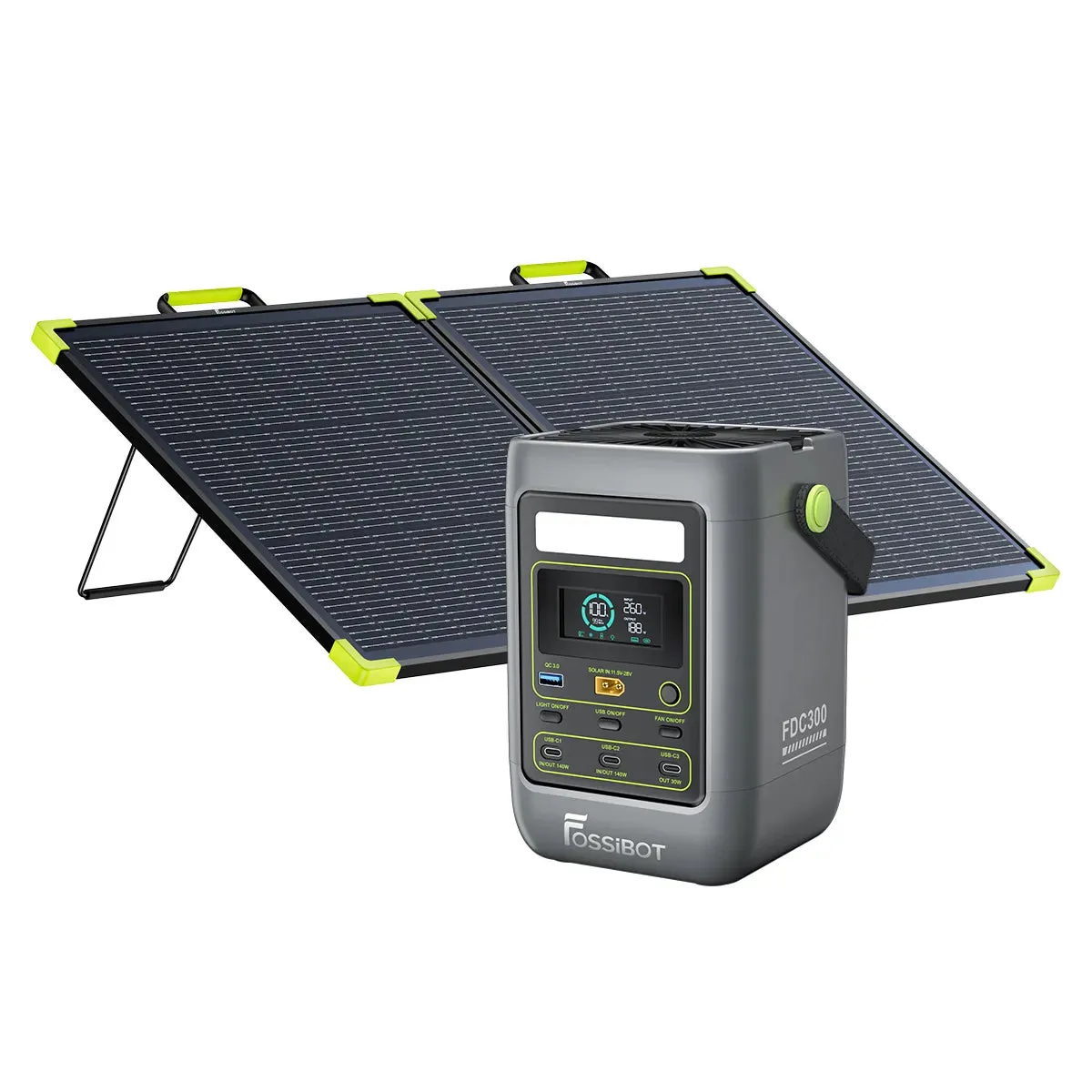 FOSSIBOT FDC300 Powerstation 288Wh DC tragbar