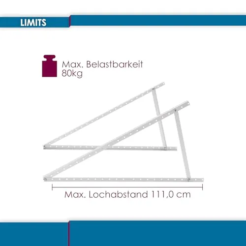VALE Mini-PV Aufständerung für 2 Solarmodule Aluminium