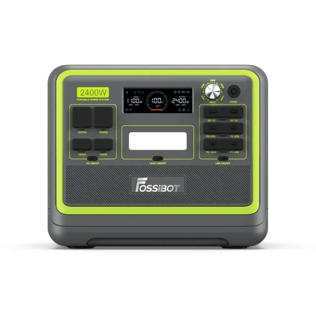 FOSSiBOT F2400 Powerstation 2048Wh Schwarz ohne Solar