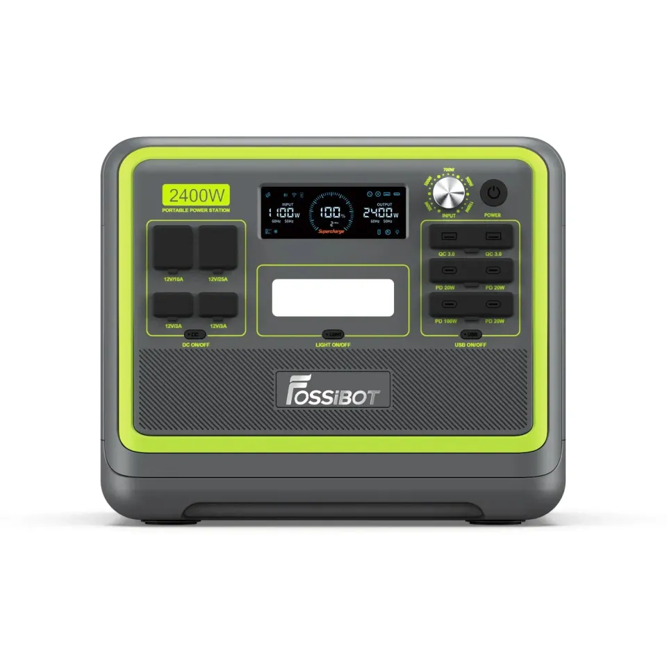 FOSSiBOT F2400 Powerstation 2048Wh Schwarz ohne Solar