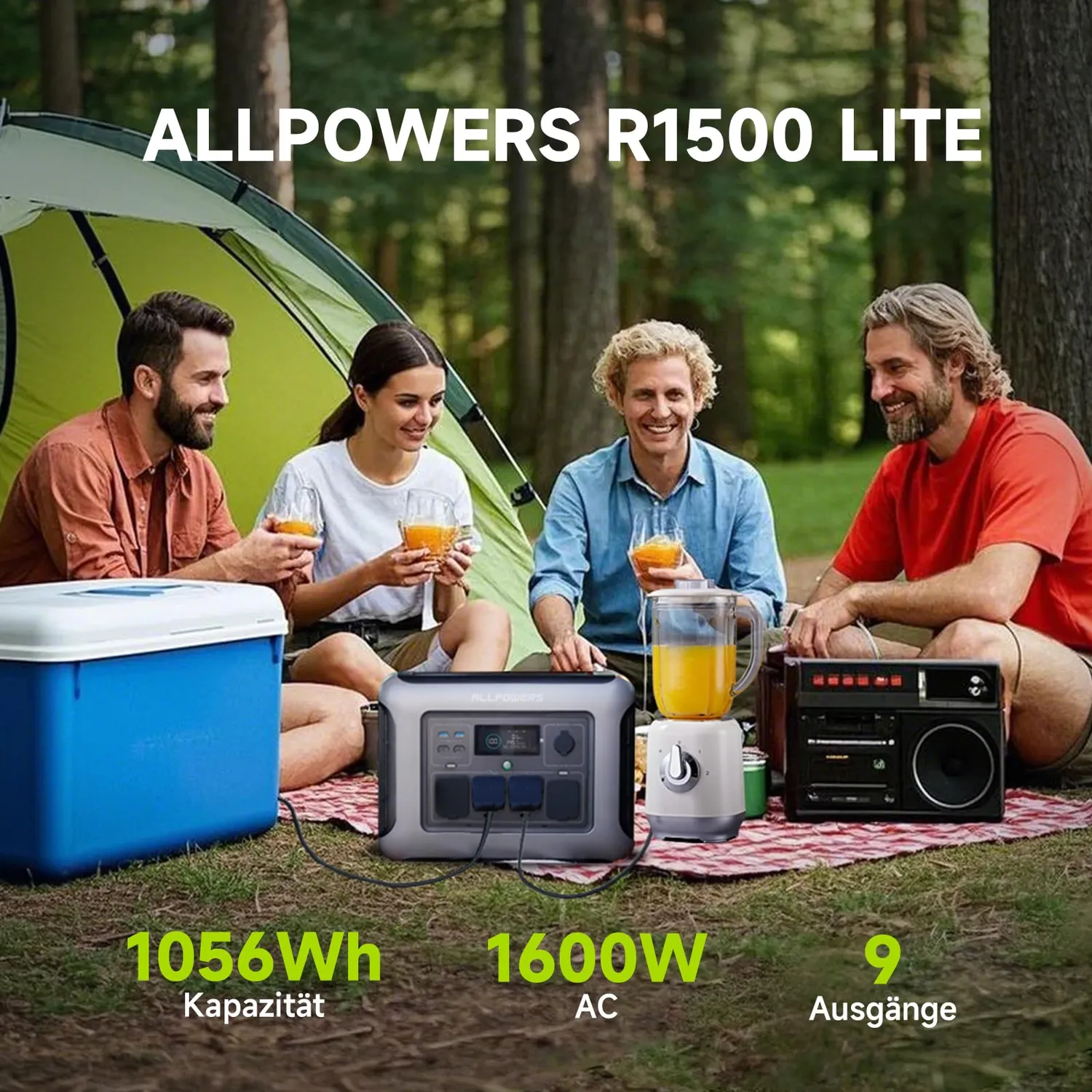 Allpowers R1500 Lite Powerstation 1056Wh LFP