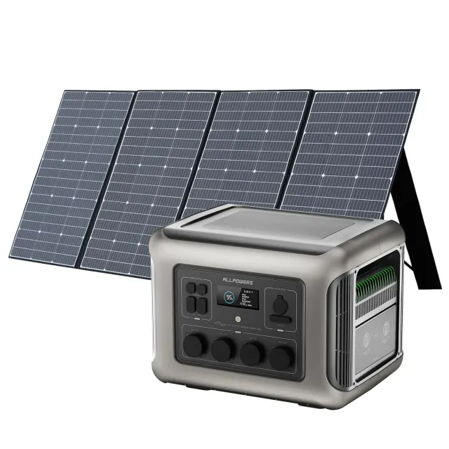 Allpowers R2500 V2 Powerstation mit 400W Solarpanel 1920Wh