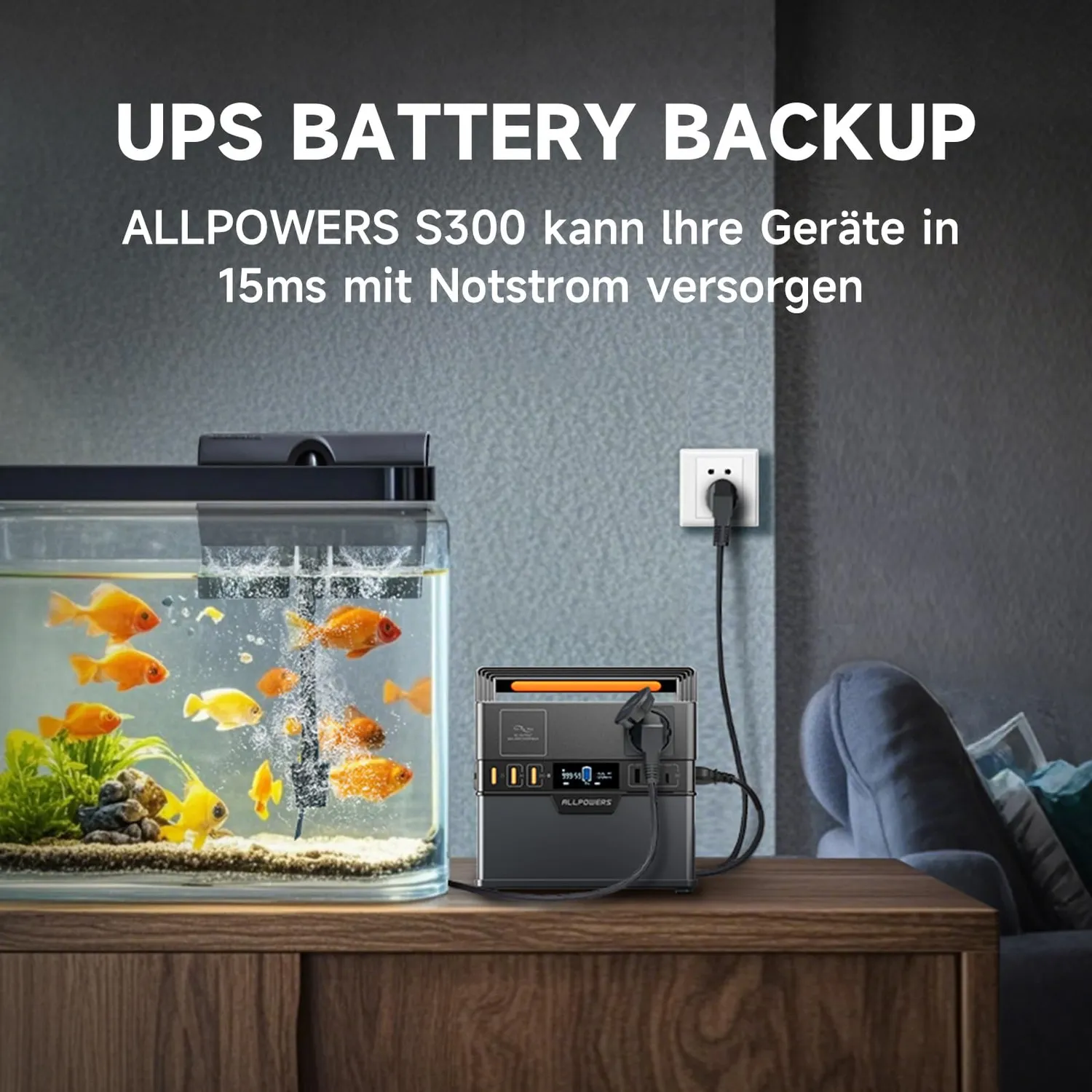 Allpowers S300 Powerstation 288Wh 300W mit USV