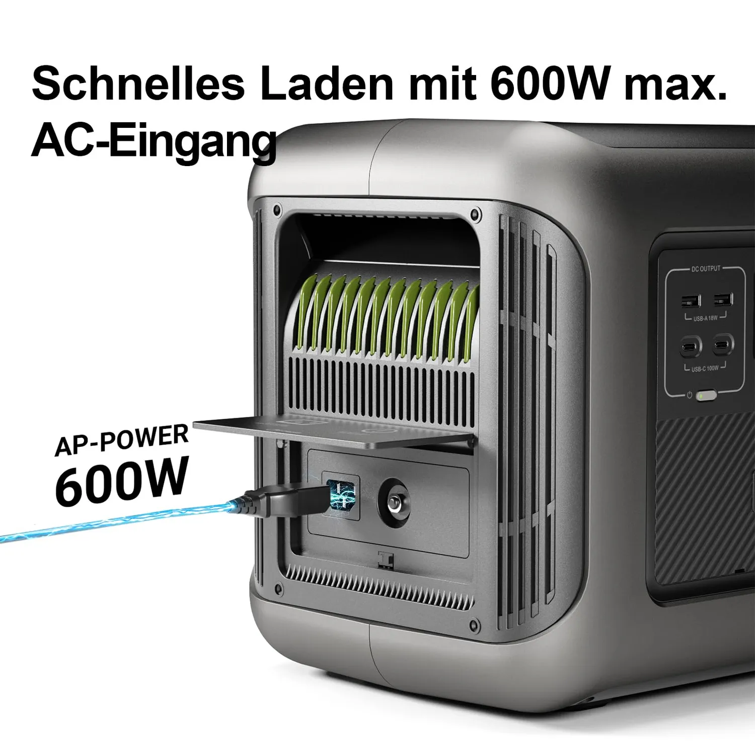 Allpowers B1000 Zusatzbatterie 1152Wh für R1500 R2500 LiFePO4