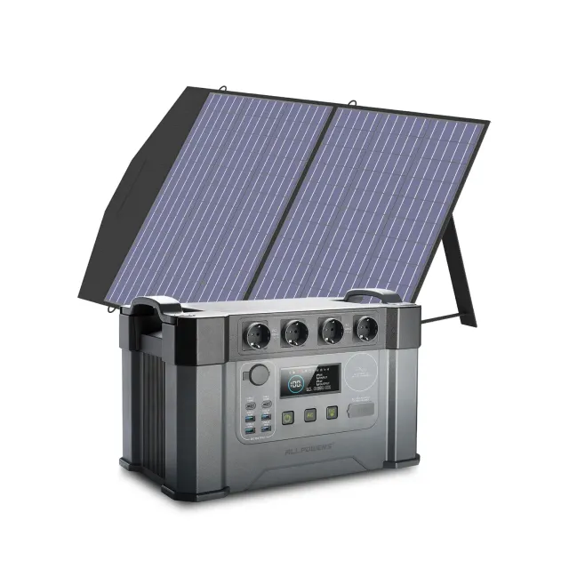 Allpowers S2000 Pro Powerstation 1451Wh mit 100W Solarpanel