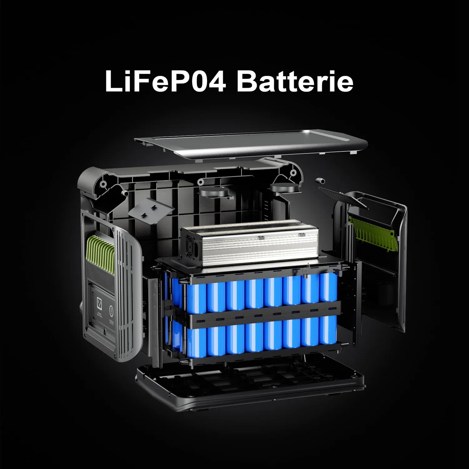 Allpowers B1000 Zusatzbatterie 1152Wh für R1500 R2500 LiFePO4