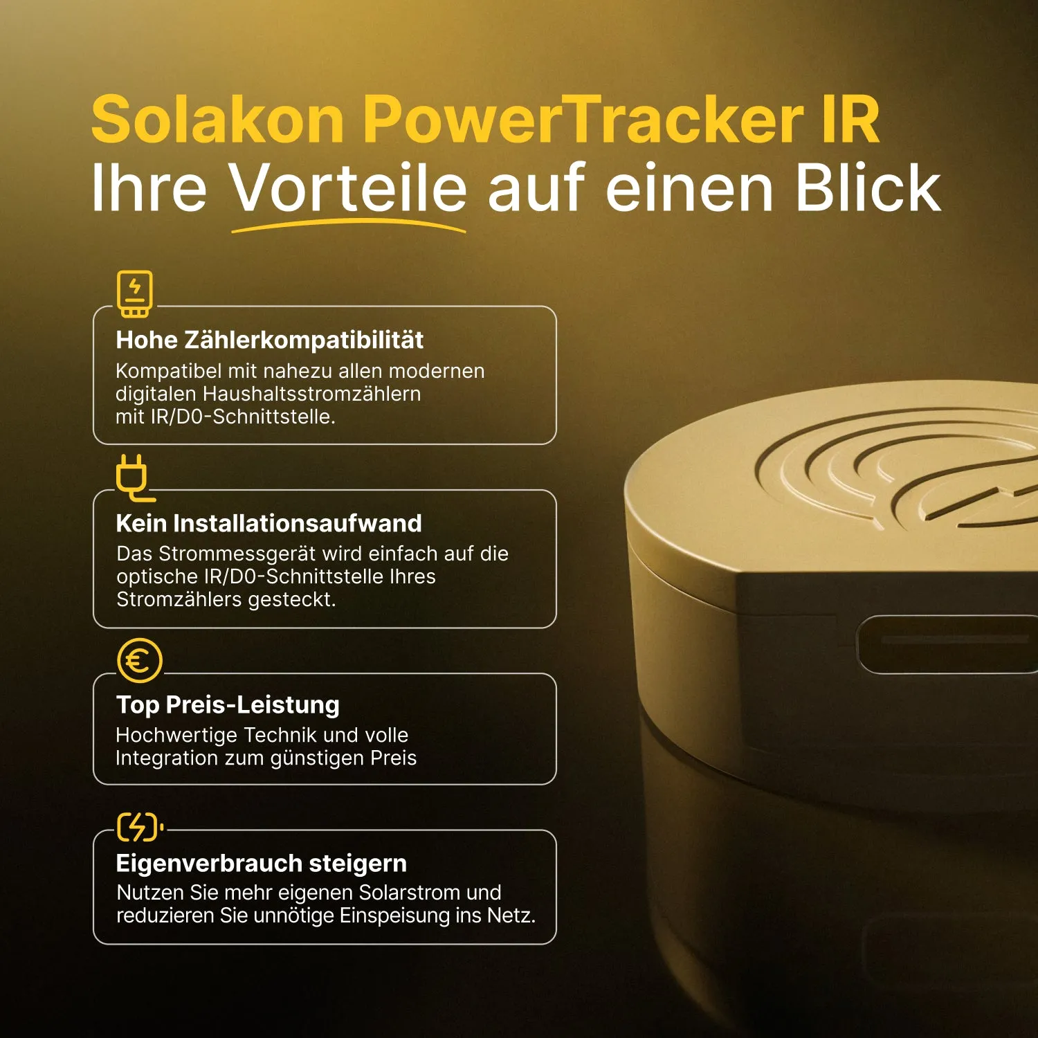 Solakon PowerTracker IR Smart-Meter für Balkonkraftwerk
