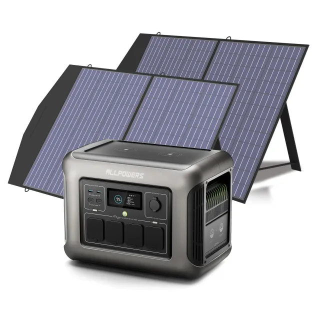 ALLPOWERS R1500 Solargenerator 1152Wh mit 2x 100W Panel