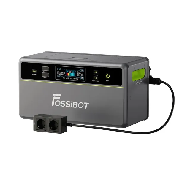 FOSSIBOT FBP1200 Balkonkraftwerk Speicher ohne Akku 1200W