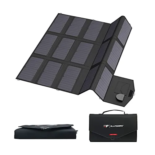 ALLPOWERS 100W Faltbares Solarpanel 32x19x8 cm monokristallin