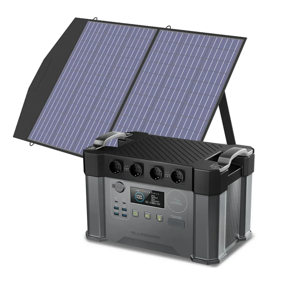 ALLPOWERS S2000 Pro Powerstation 1451Wh mit 100W Panel