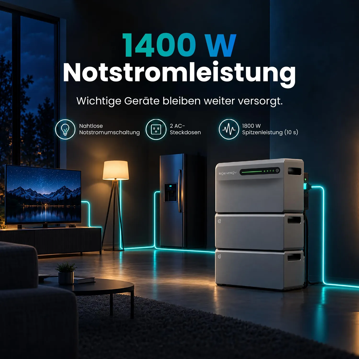 Sigenergy SigenMate BAT 2700 Erweiterungsakku 2,68 kWh mit 4x 500W Modul