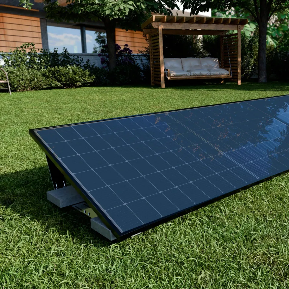 Solakon Halterung Flachdach & Garten Alu verstellbar