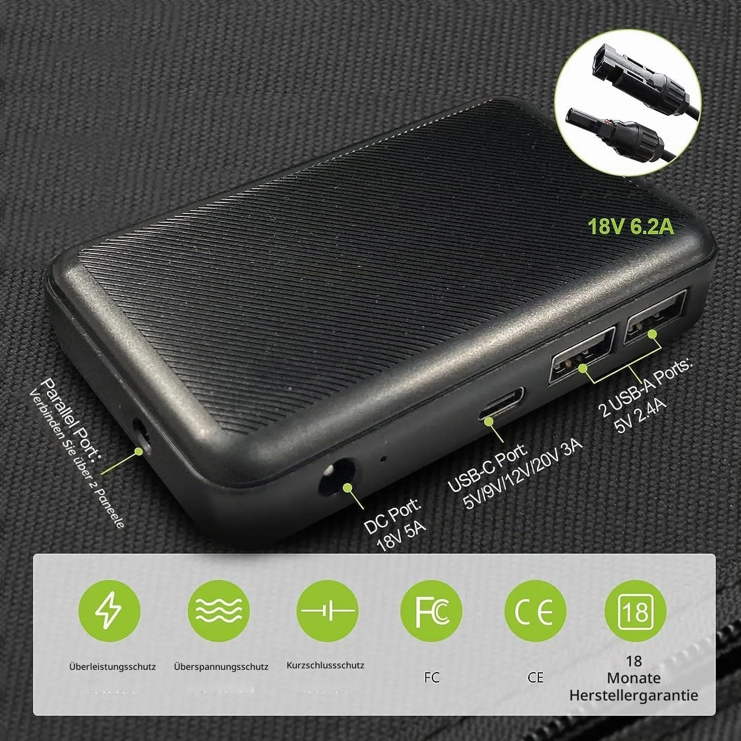 ALLPOWERS SP029 Solarpanel faltbar 140W mit USB