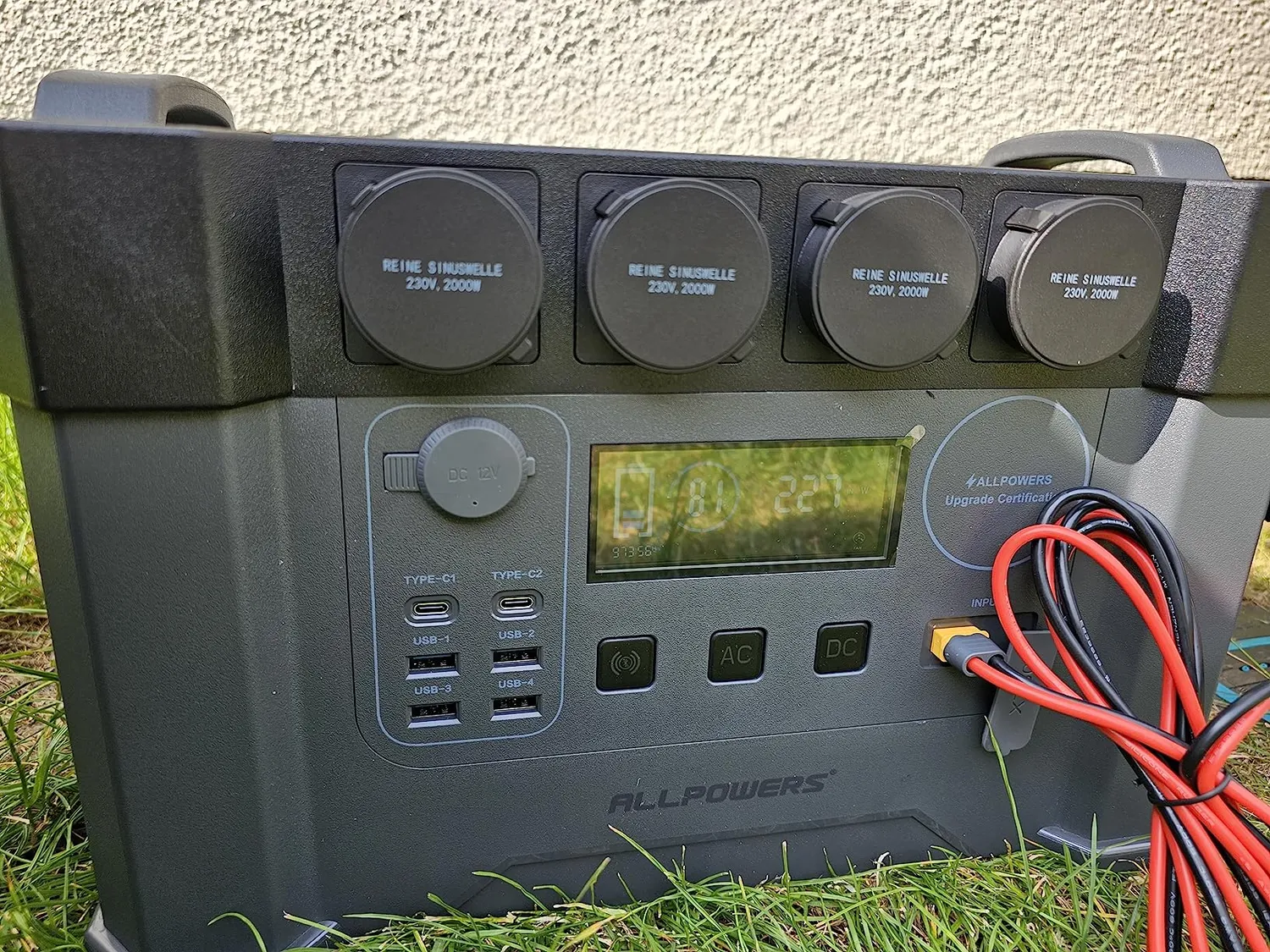 Allpowers S2000 Pro 2400W Solargenerator 1451Wh solo