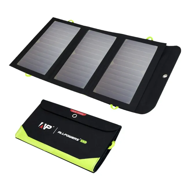 Allpowers 21W Solarladegerät Powerbank 10000mAh faltbar