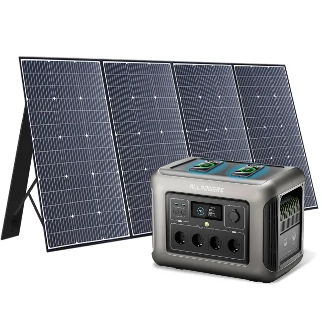 Allpowers R1500 Powerstation mit 400W Solarpanel 1152Wh
