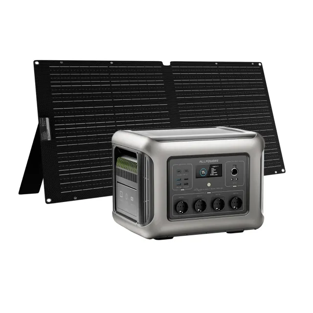 Allpowers R2500 V2 Powerstation 1920Wh mit 100W Solarpanel