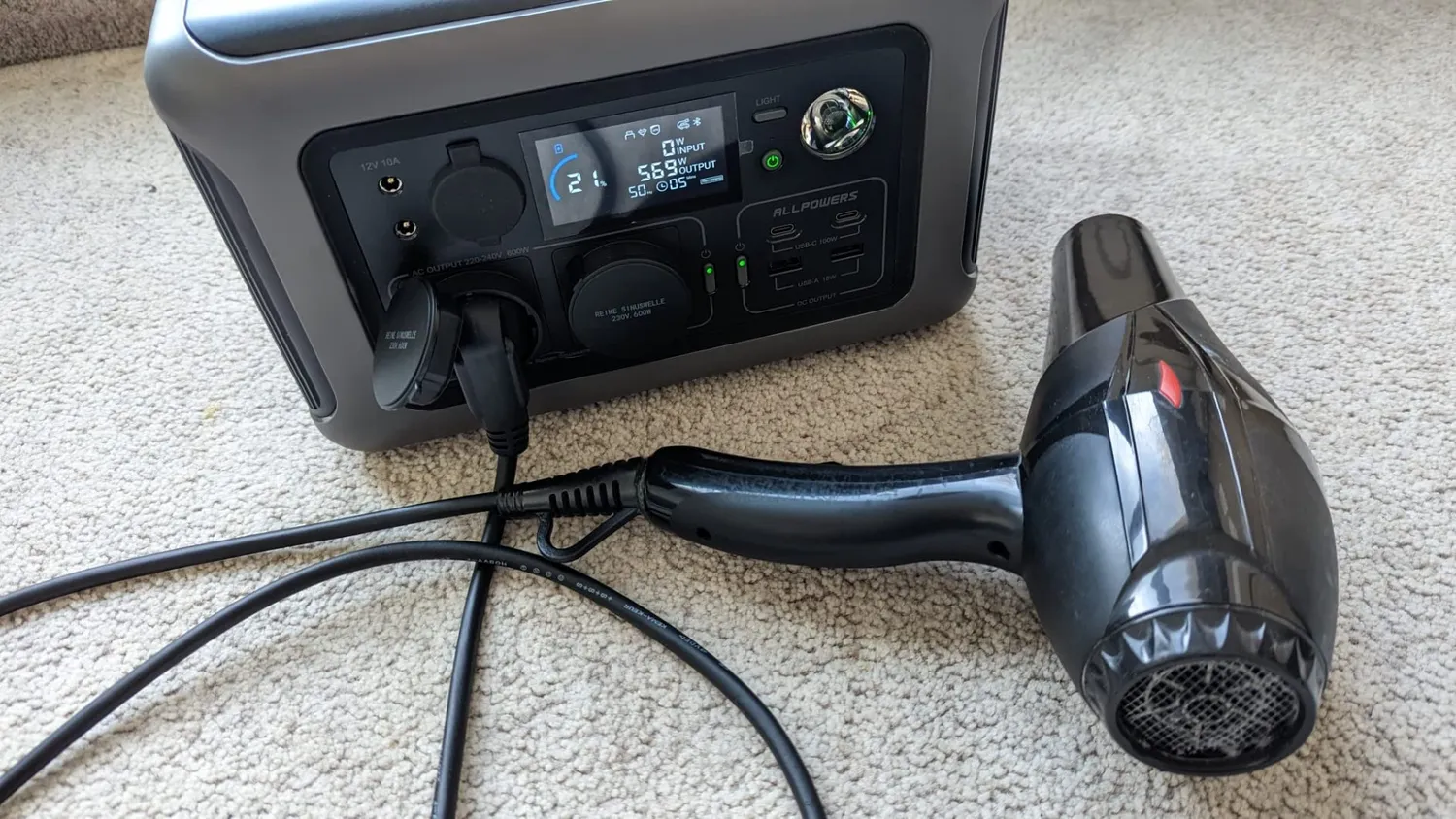 ALLPOWERS R600 Powerstation 299Wh LiFePO4 USV