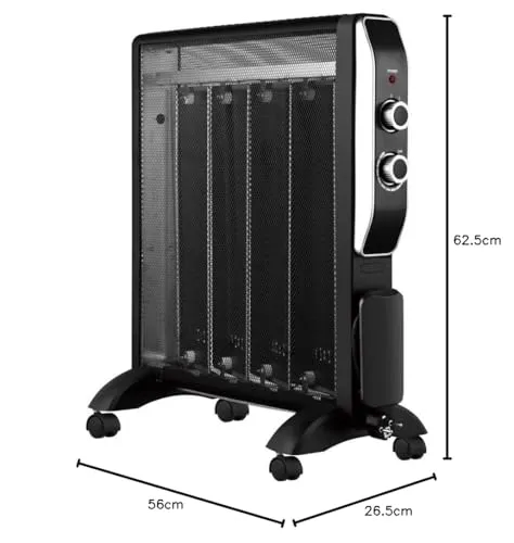 VALE HY-200A Micathermic Heizgerät 2000W schwarz