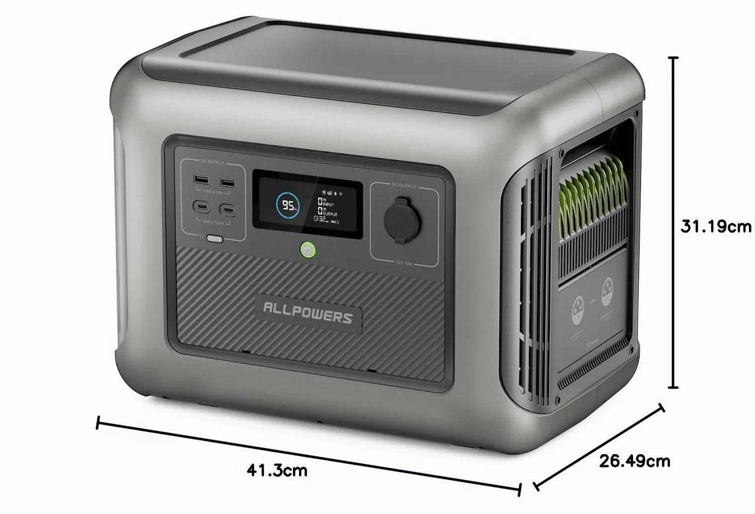 Allpowers B1000 Zusatzbatterie 1152Wh für R1500 R2500 LiFePO4