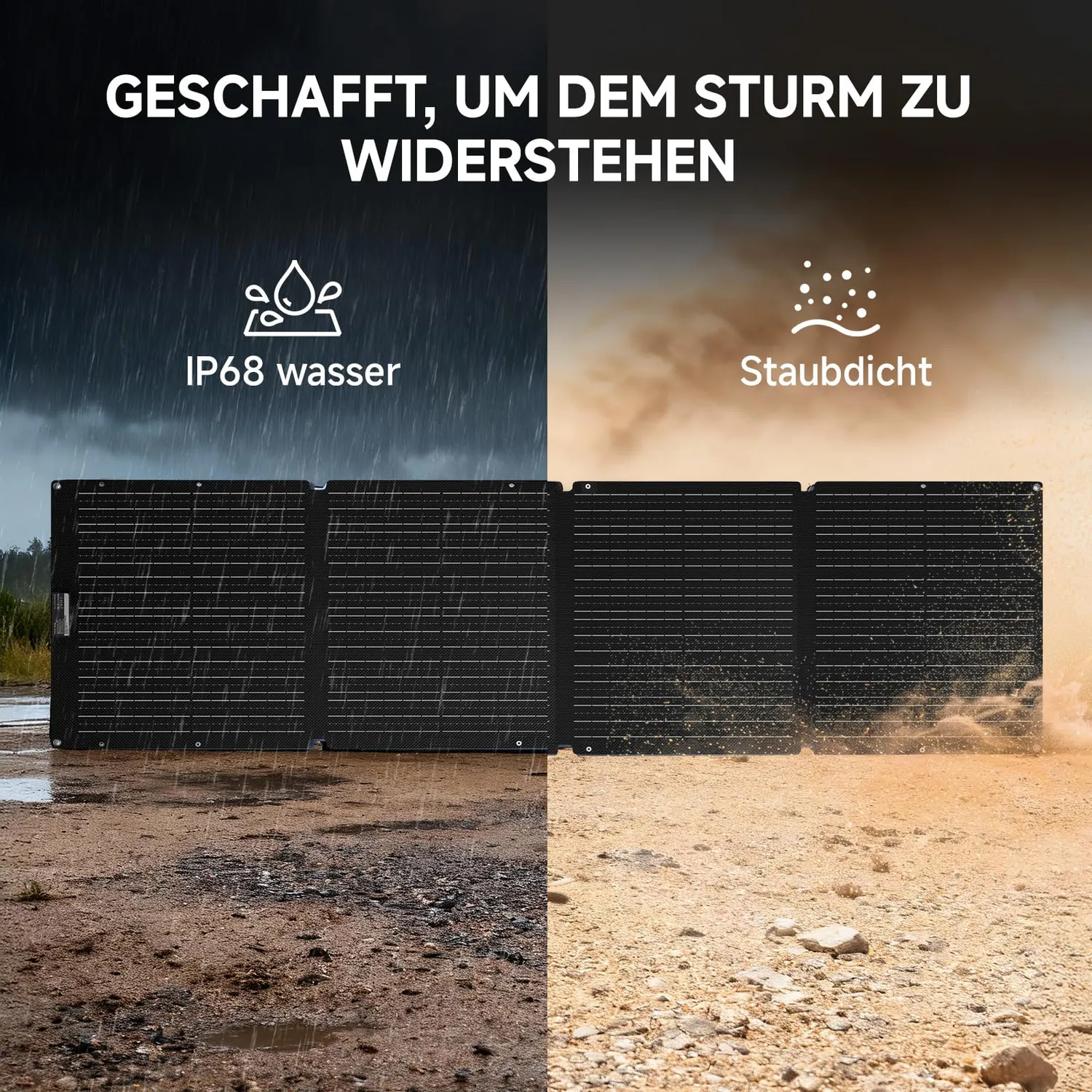 ALLPOWERS SOLAX SE200 Solarpanel 200W faltbar IP68