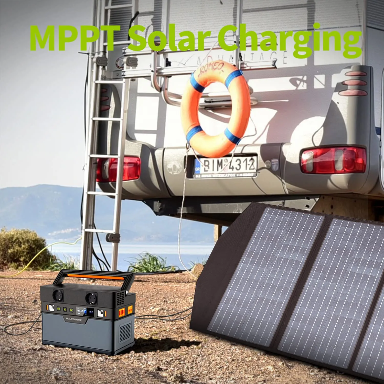 ALLPOWERS S700 Powerstation 606Wh mit 140W Solarpanel