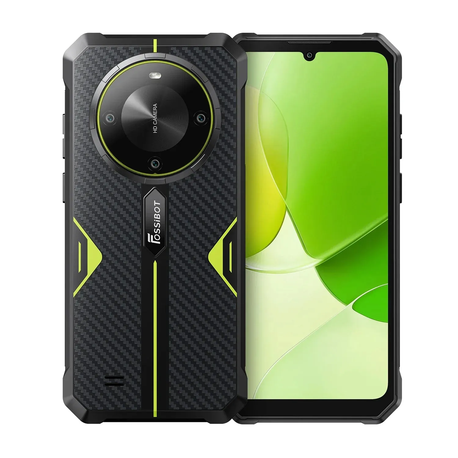 FOSSIBOT F105 Outdoor Handy 64GB Schwarz robust