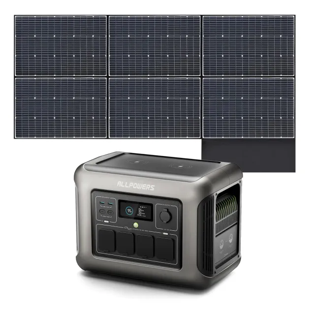 ALLPOWERS R1500 Powerstation 1152Wh mit 600W Solarpanel
