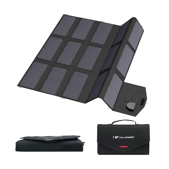 ALLPOWERS 100W Faltbares Solarpanel 32x19x8 cm monokristallin