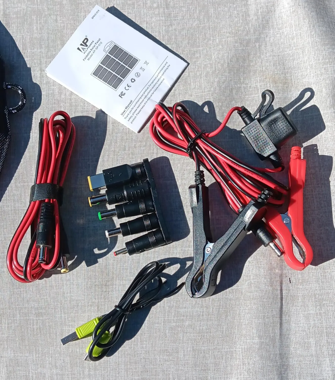 ALLPOWERS 100W Faltbares Solarpanel 32x19x8 cm monokristallin