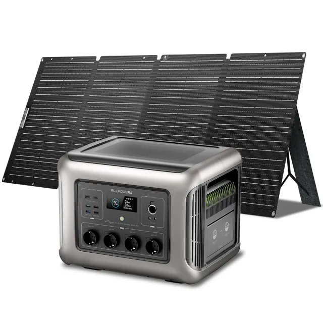 Allpowers R2500 V2 Powerstation mit 200W Panel 1920Wh