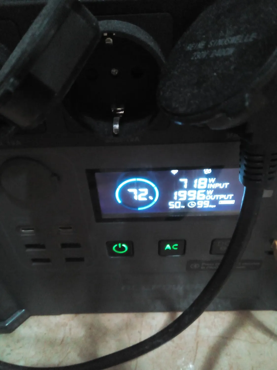 Allpowers S2000 Pro 2400W Solargenerator 1451Wh solo