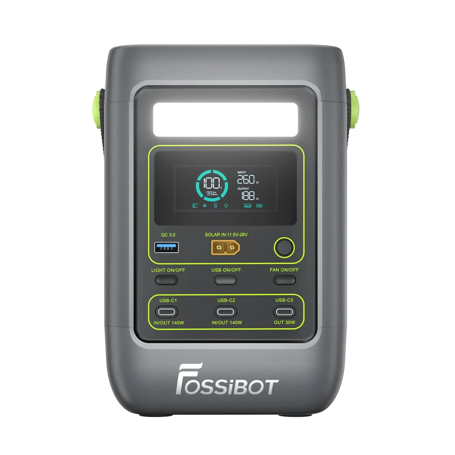 FOSSIBOT FDC300 Powerstation 288Wh DC tragbar