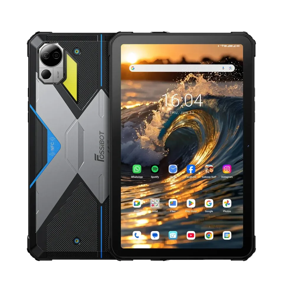 FOSSIBOT DT3 Outdoor Tablet Grau 256GB 5G